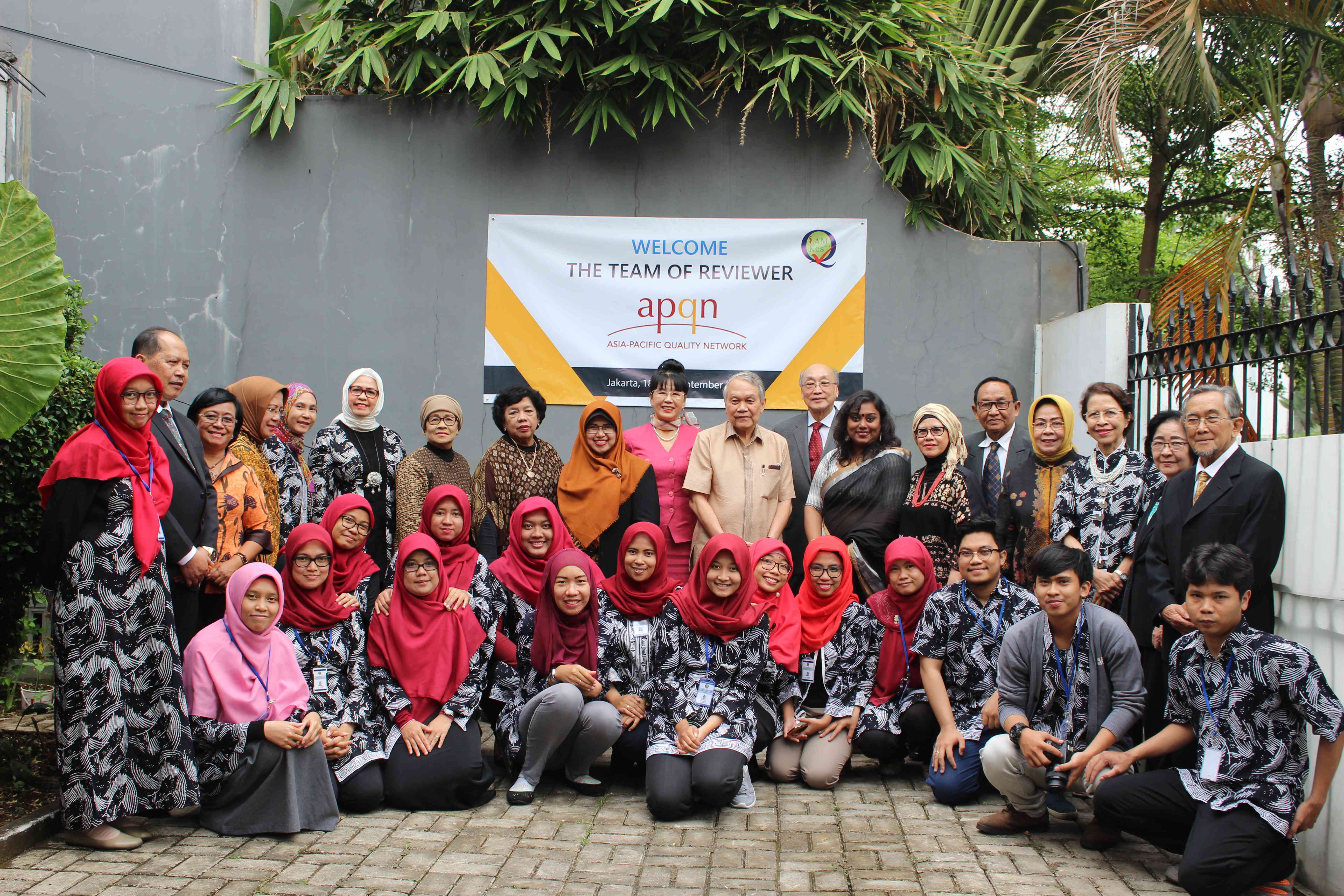 Site Visit Reviewer Team of Asia-Pacific Quality Network, 18-20 September 2018